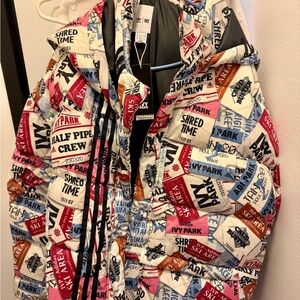 IVY PARK Graphic Print Puffer Jacket